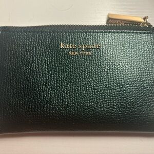 Kate Spade green leather wallet